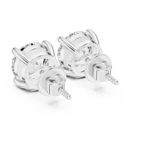 white gold earrings