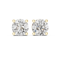 yellow gold earrings
