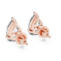 rose gold earrings