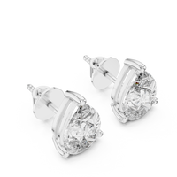 white gold earrings