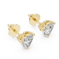 yellow gold earrings