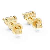 yellow gold earrings