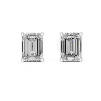 white gold earrings