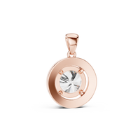 rose gold pendant