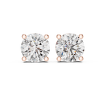 rose gold earrings