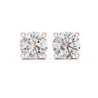 rose gold earrings