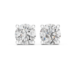 white gold earrings