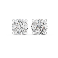 white gold earrings