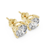 yellow gold earrings