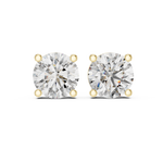 yellow gold earrings