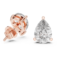 rose gold earrings