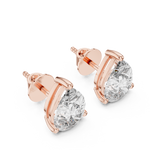 rose gold earrings