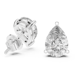 white gold earrings
