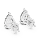 white gold earrings