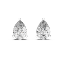 white gold earrings