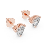 rose gold earrings