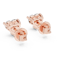 rose gold earrings