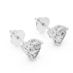 white gold earrings