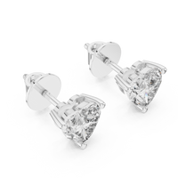 white gold earrings