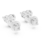 white gold earrings