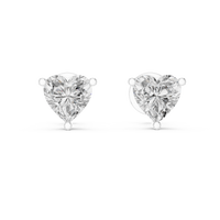 white gold earrings