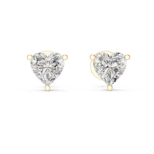 yellow gold earrings