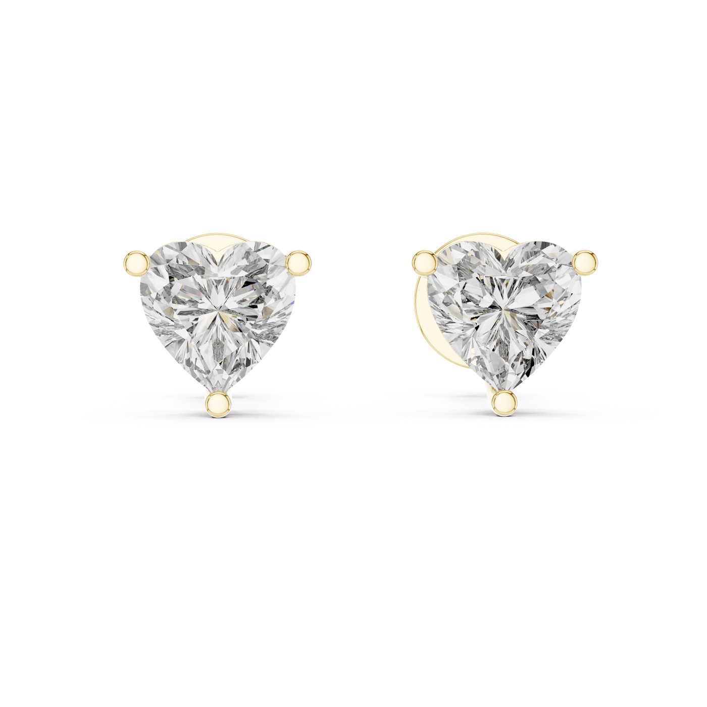 yellow gold earrings
