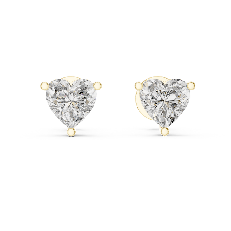 yellow gold earrings