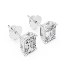 white gold earrings