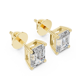 yellow gold earring