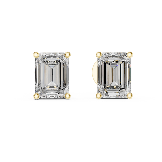 yellow gold earring
