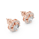 rose gold earrings