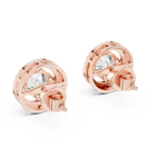 rose gold earrings