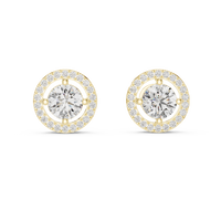 yellow gold earrings