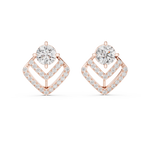 rose gold earrings