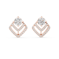 rose gold earrings