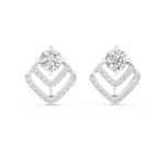 white gold earrings