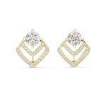 yellow gold earrings