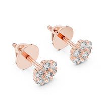 Lab Grown Diamond Cluster Earrings