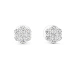 Lab Grown Diamond Cluster Earrings