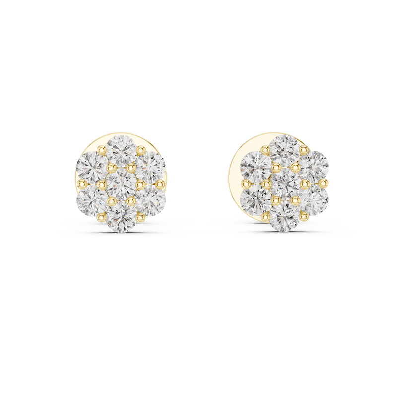 yellow gold earrings