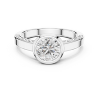white gold ring