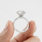 White gold ring