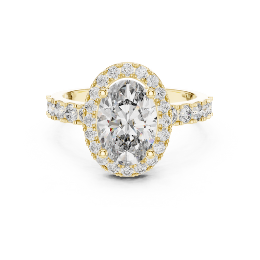 Yellow gold ring