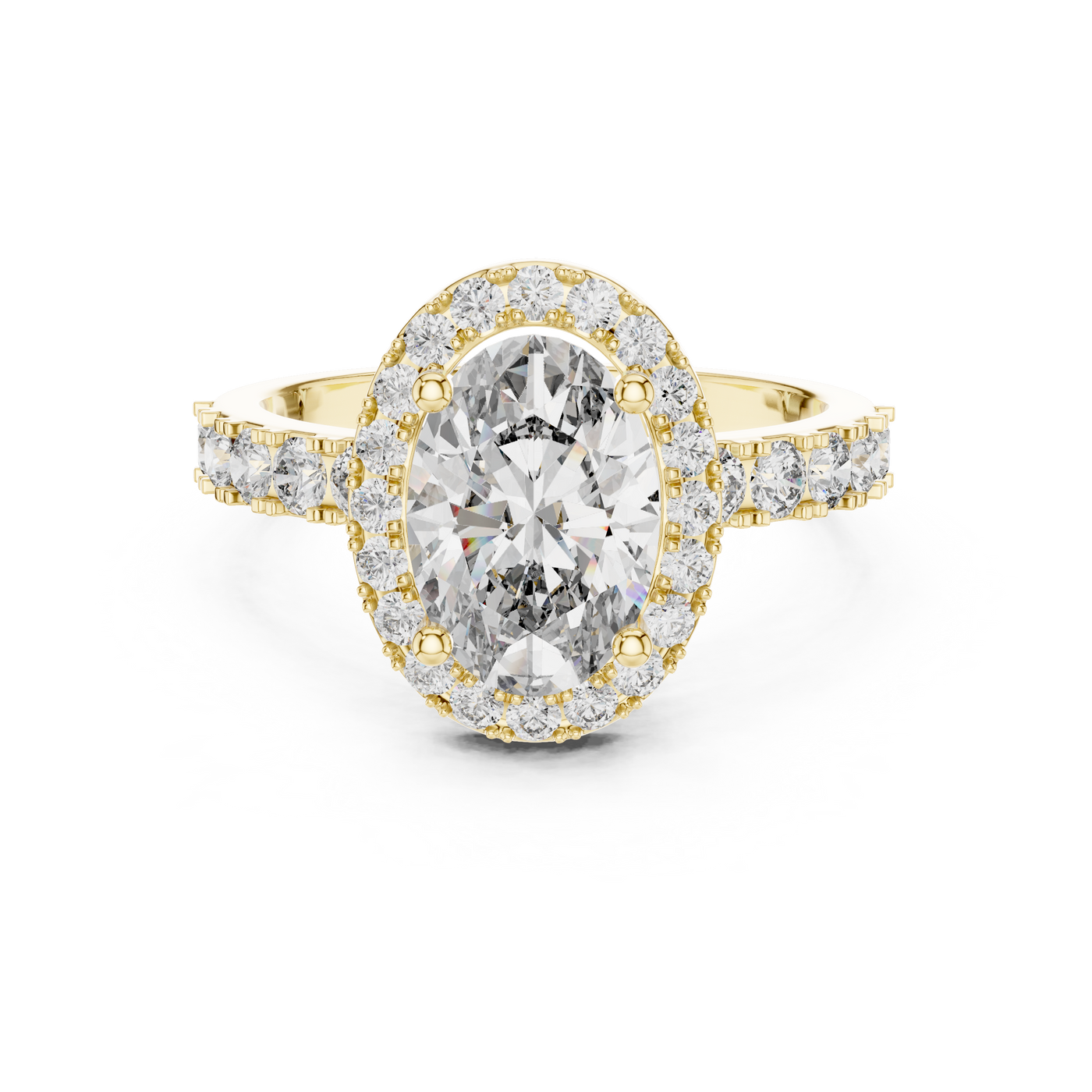 Yellow gold ring