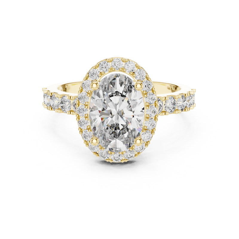 Yellow gold ring