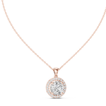 rose gold pendant