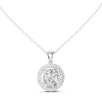 white gold pendant