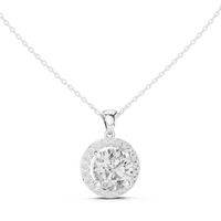 white gold pendant