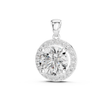 white gold pendant